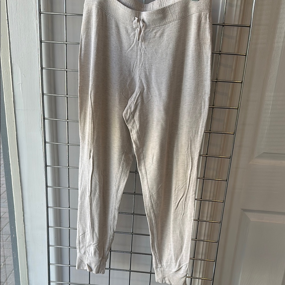 Gray Relaxed Fit Joggers with Elastic Cuffs